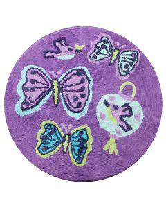 Butterfly Lantern Floor Mat