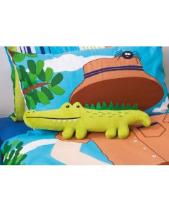 Croc Hunter Crocodile Cushion