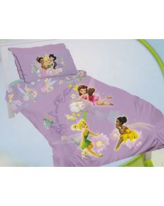 Disney Fairies Flowers Quilt Cover Set