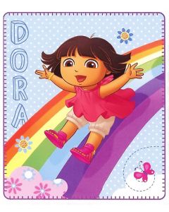 Dora the Explorer Rainbow Fun Blanket