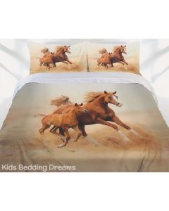 Mare and Foal Quilt Cover Set