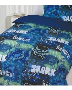 Danger Shark Quilt Cover Set