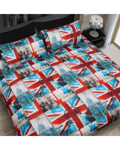 UK Flag Quilt Cover Set
