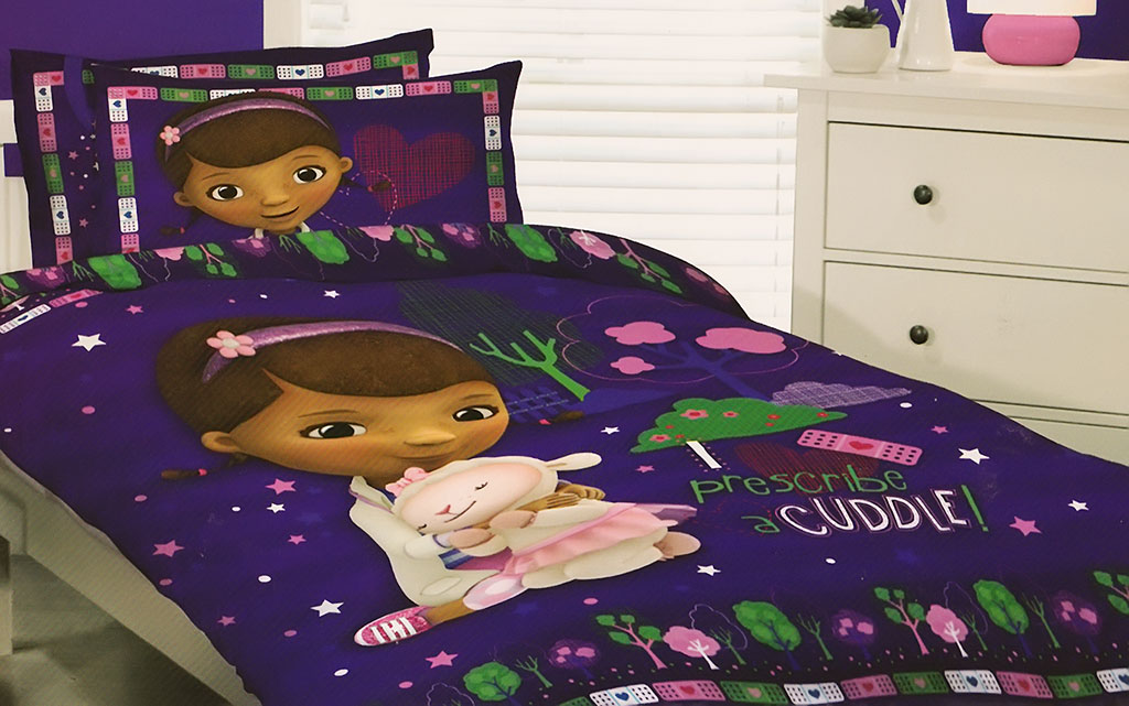a doc mcstuffins bedroom - kids bedding dreams