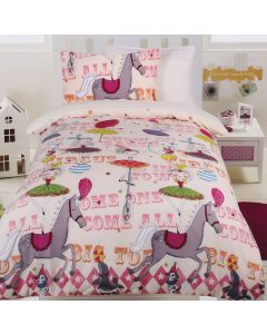 Circus Girls Quilt Cover Set