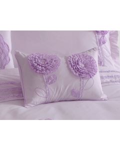 Floret Lilac Oblong Cushion