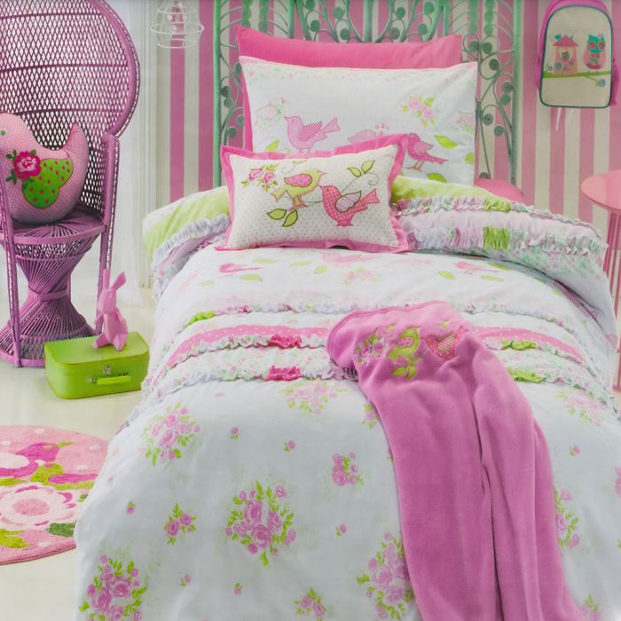 Shabby Chic Quilt Cover Set Girls Bedding Kids Bedding Dreams
