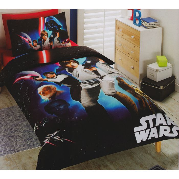New Star Wars Comforter Twin Glow-in-the-Dark Blue New ✅ 