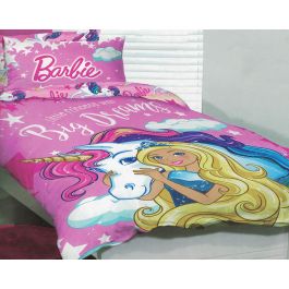 Barbie Unicorn Quilt Cover Set - Barbie Bedding - Kids ...