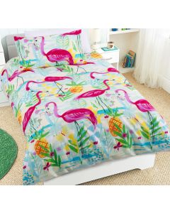 Flamingos Quilt Cover Set