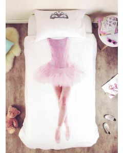Your little princess can transform into a dancing ballerina, complete with tiara, tulle tutu skirt and ballet slippers, whenever they're tucked away in bed.