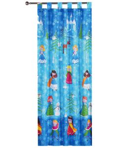 Snow Princess Tab Top Curtains