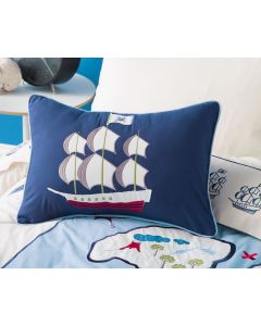 Treasure Map Oblong Cushion