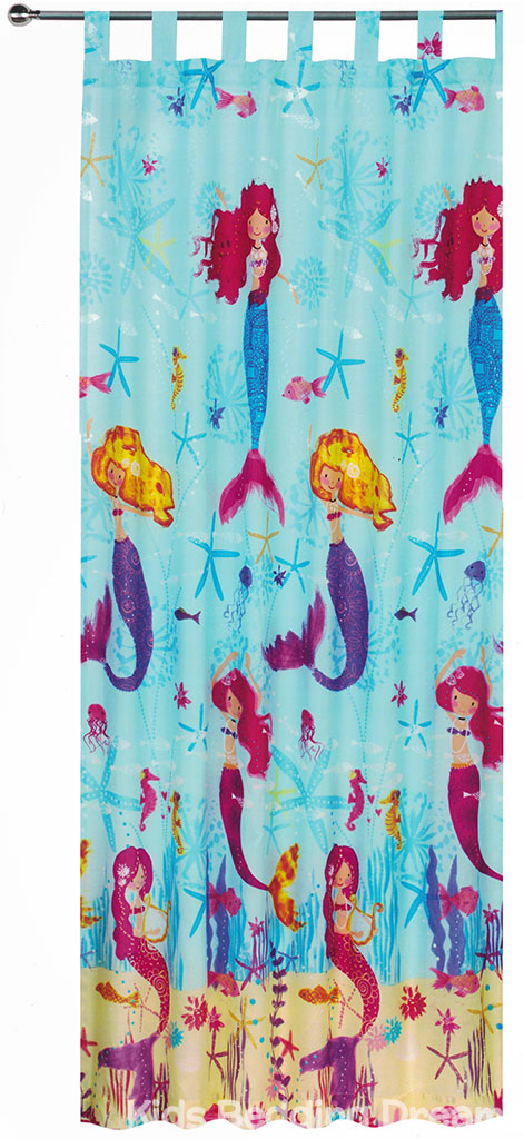 Mermaids Tab Top Curtains