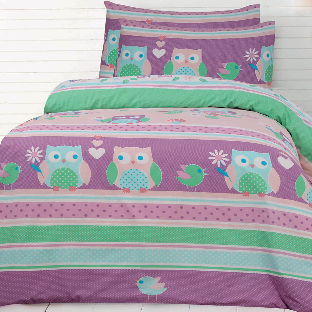 Night Owl Quilt Cover Set