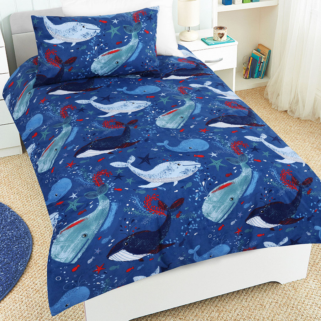 Whale of a Time Quilt Cover Set